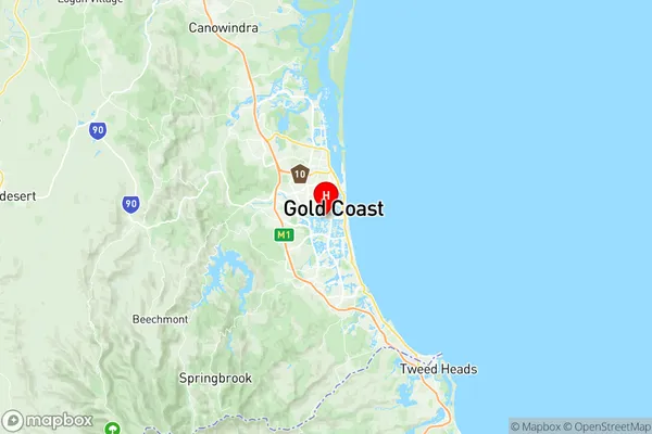 Bundall, Queensland Region Map