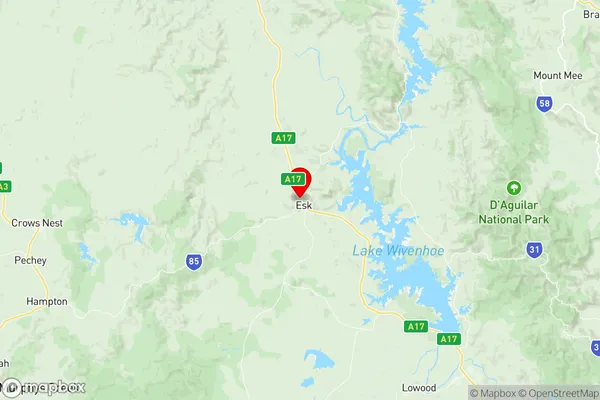 Esk, Queensland Region Map