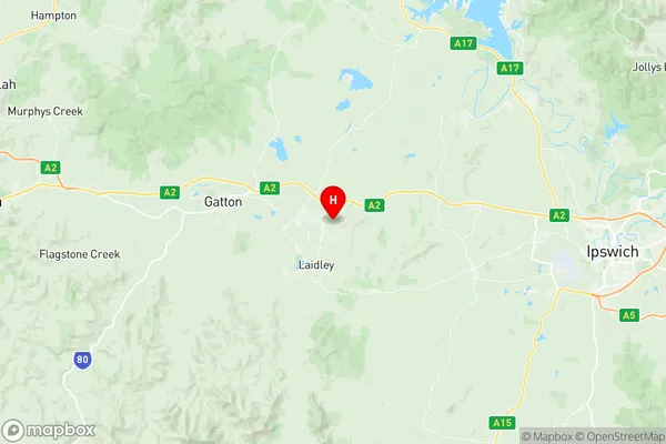 Lockyer Valley East, Queensland Region Map