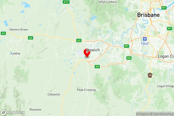 Churchill Yamanto, Queensland Region Map