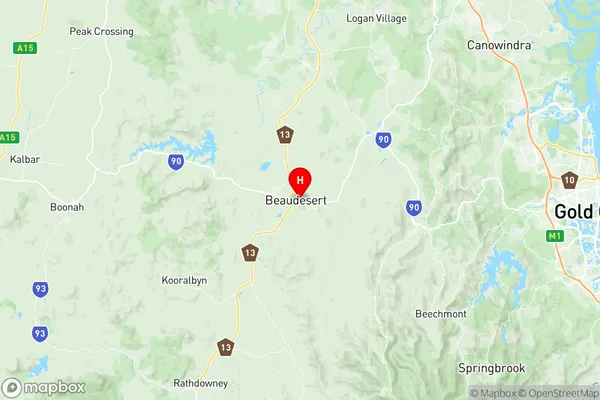 Beaudesert, Queensland Region Map