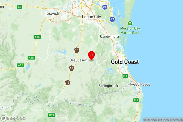 Beaudesert, Queensland Region Map