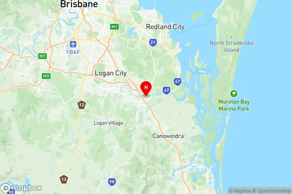 Eagleby, Queensland Region Map