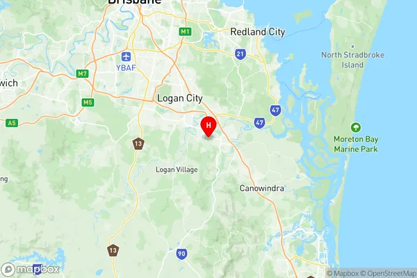Edens Landing Holmview, Queensland Region Map