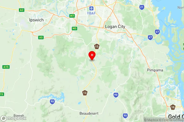 Greenbank, Queensland Region Map