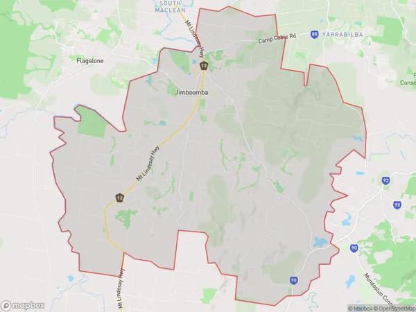 Jimboomba Glenlogan, Queensland Polygon Area Map