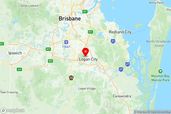 Woodridge, Queensland Region Map