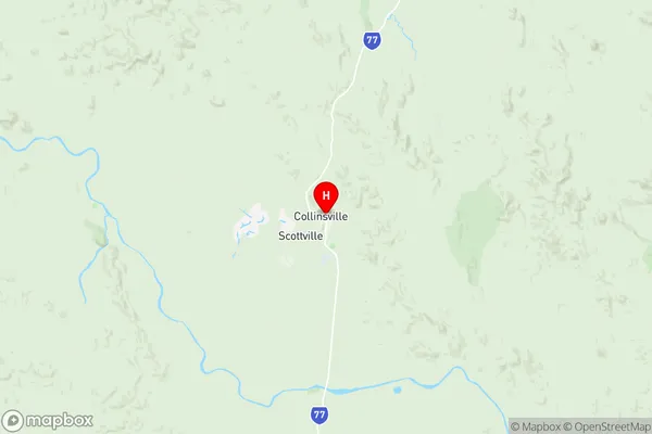 Collinsville, Queensland Region Map