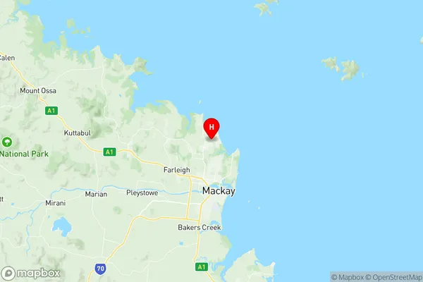 Eimeo Rural View, Queensland Region Map