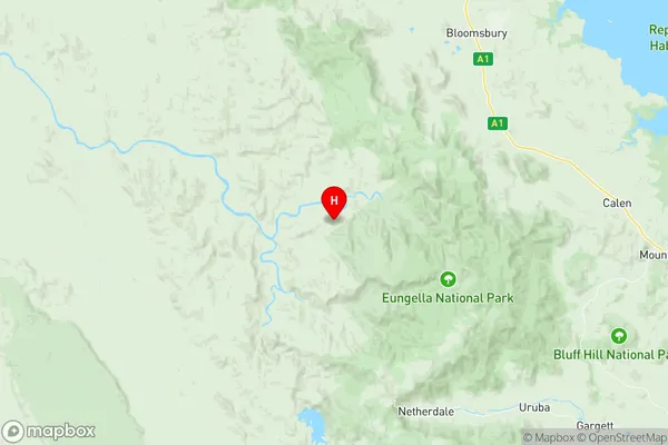 Eungella Hinterland, Queensland Region Map