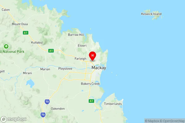 Mount Pleasant Glenella, Queensland Region Map