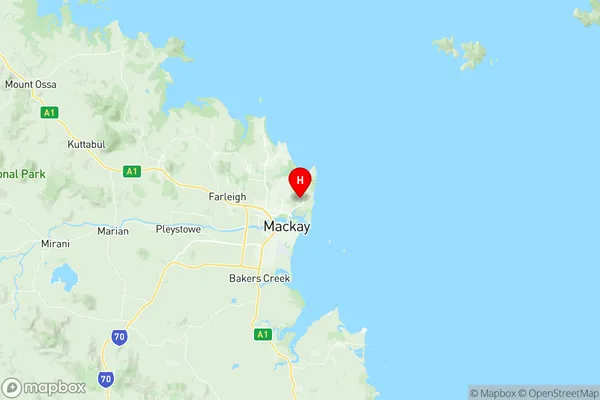 North Mackay, Queensland Region Map