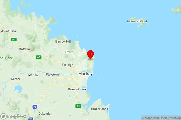 Slade Point, Queensland Region Map