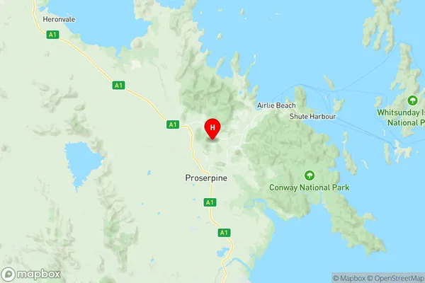 Proserpine, Queensland Region Map