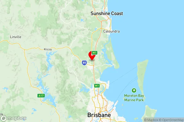 Caboolture, Queensland Region Map