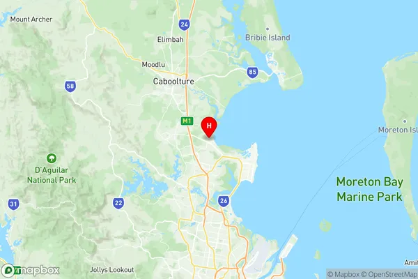 Deception Bay, Queensland Region Map