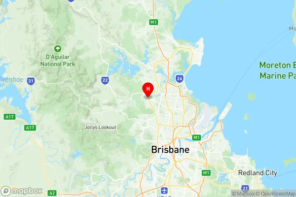 Albany Creek, Queensland Region Map