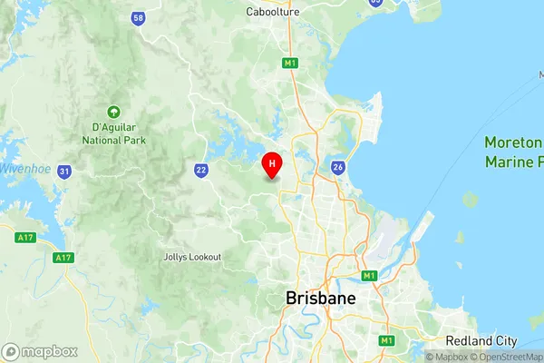 Cashmere, Queensland Region Map