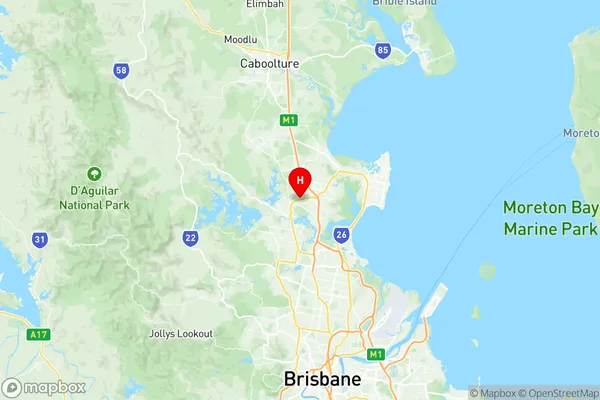 Dakabin Kallangur, Queensland Region Map