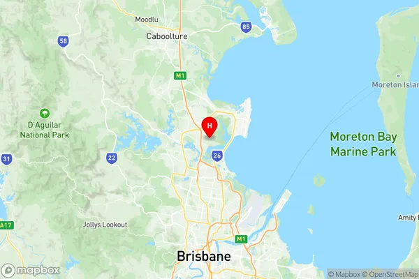 Murrumba Downs Griffin, Queensland Region Map