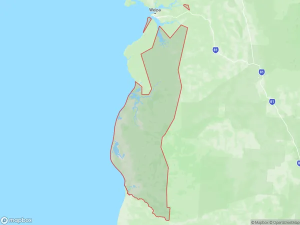 ZipCode 4871 Areas Map for Aurukun