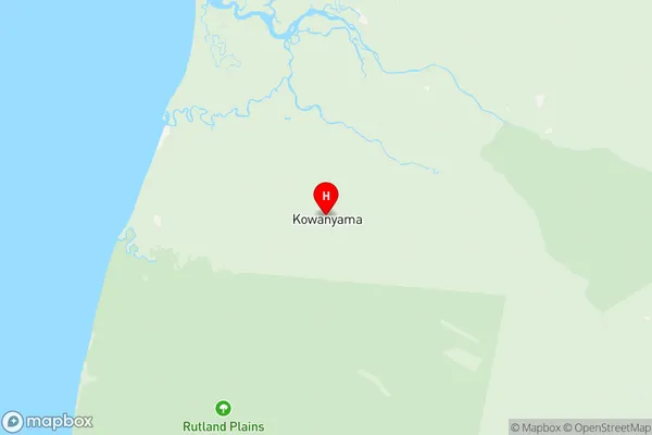 Kowanyama Pormpuraaw, Queensland Region Map