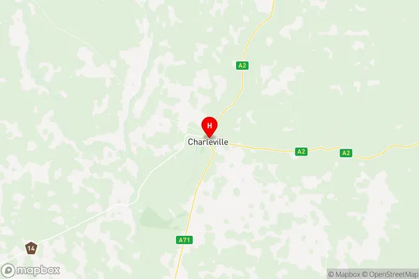 Charleville, Queensland Region Map
