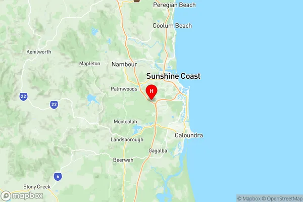 Buderim South, Queensland Region Map