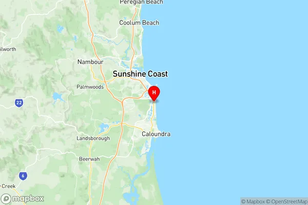 Parrearra Warana, Queensland Region Map