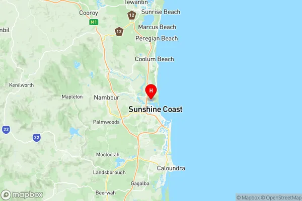 Marcoola Mudjimba, Queensland Region Map