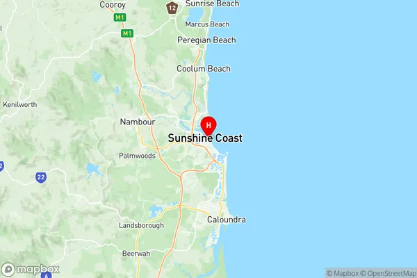 Maroochydore Kuluin, Queensland Region Map