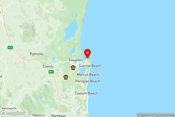 Noosa Heads, Queensland Region Map