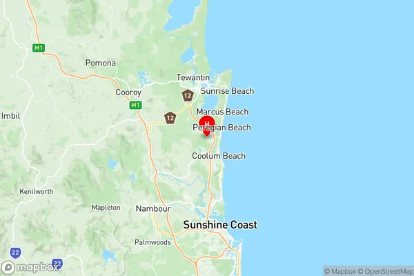 Peregian Springs, Queensland Region Map