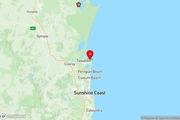 Noosa, Queensland Region Map