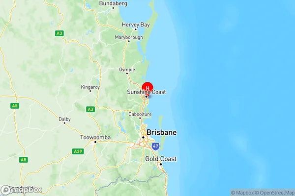 Sunshine Coast, Queensland Region Map