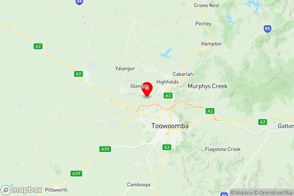 Gowrie (Qld), Queensland Region Map