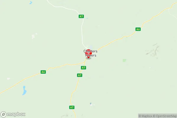 Charters Towers, Queensland Region Map