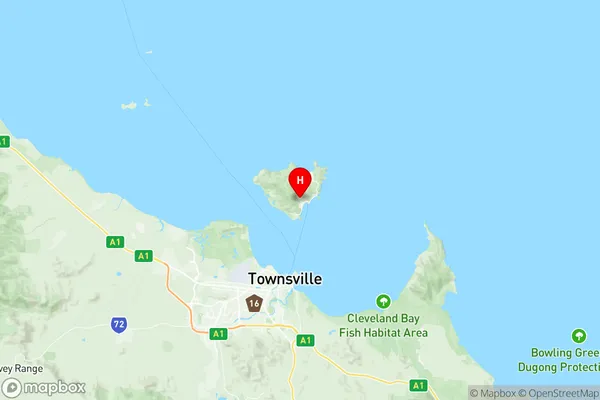 Magnetic Island, Queensland Region Map