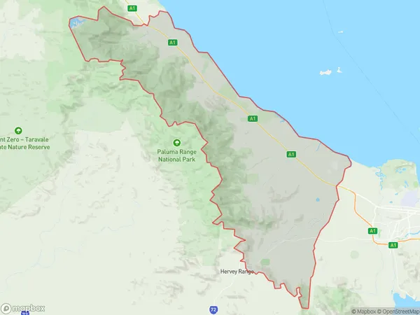 AU PostCode 4818 Suburbs Map for Northern Beaches