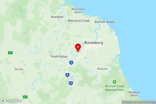 Branyan Kensington, Queensland Region Map