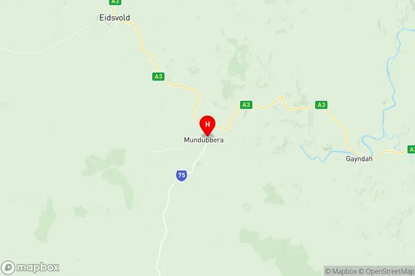 Gayndah Mundubbera, Queensland Region Map