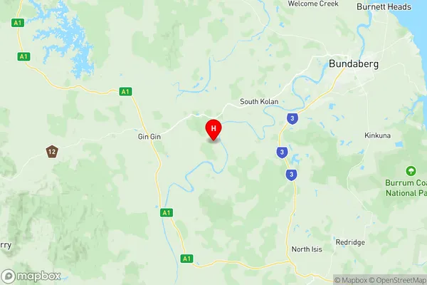 Gin Gin, Queensland Region Map