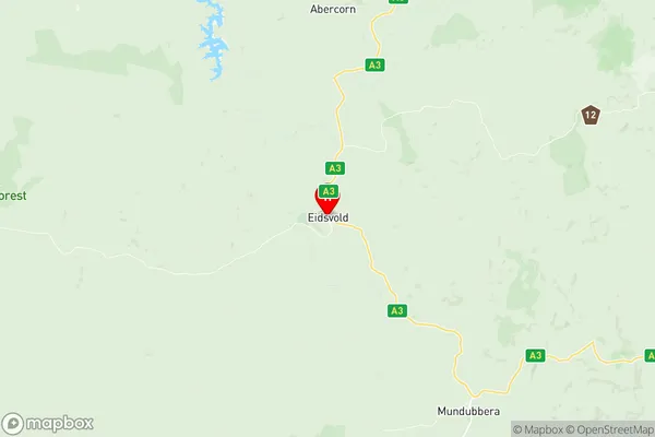Monto Eidsvold, Queensland Region Map