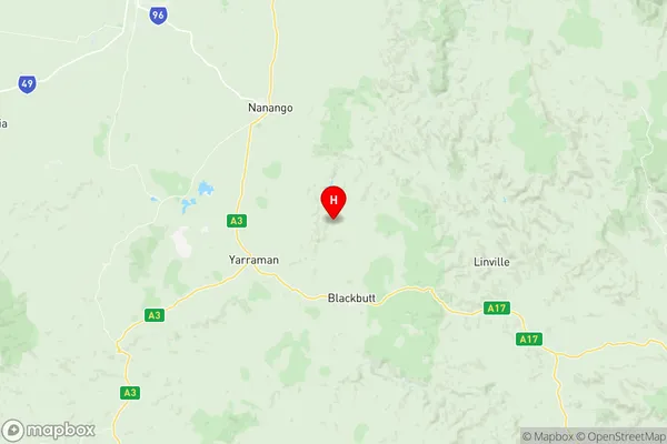 Nanango, Queensland Region Map