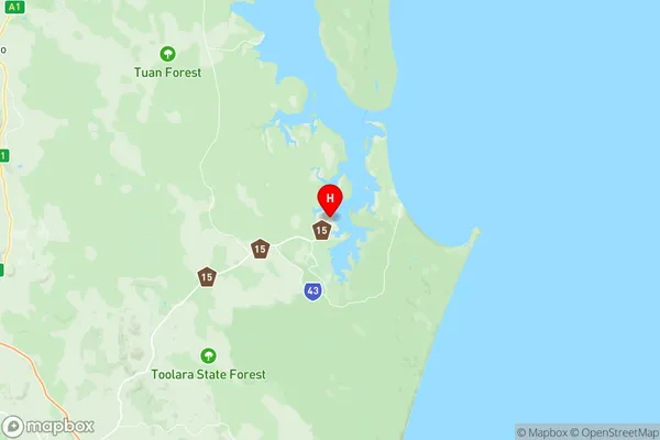 Cooloola, Queensland Region Map