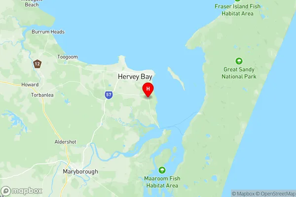 Booral River Heads, Queensland Region Map