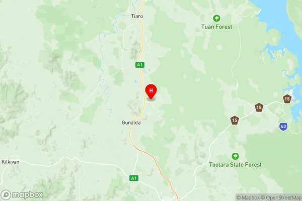Maryborough Region South, Queensland Region Map