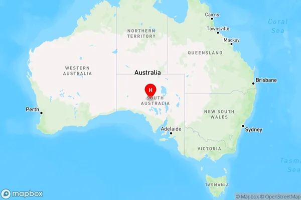 South Australia, South Australia Region Map