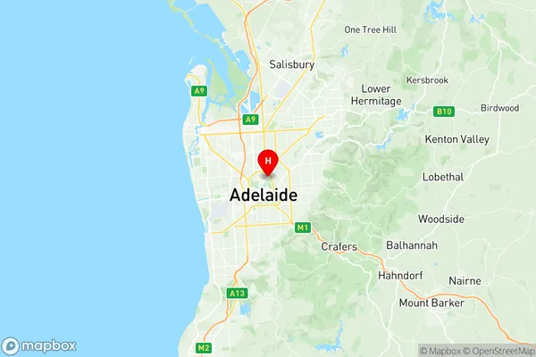 North Adelaide, South Australia Region Map