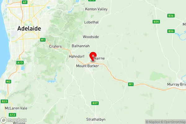 Mount Barker, South Australia Region Map